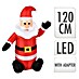 Figura decorativa LED Papá Noel hinchable 