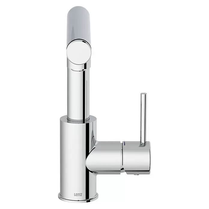 Lenz Spültischarmatur Vada - Chrom, Glänzend - Moderner Einhebel-Küchenmischer aus poliertem Chrom.