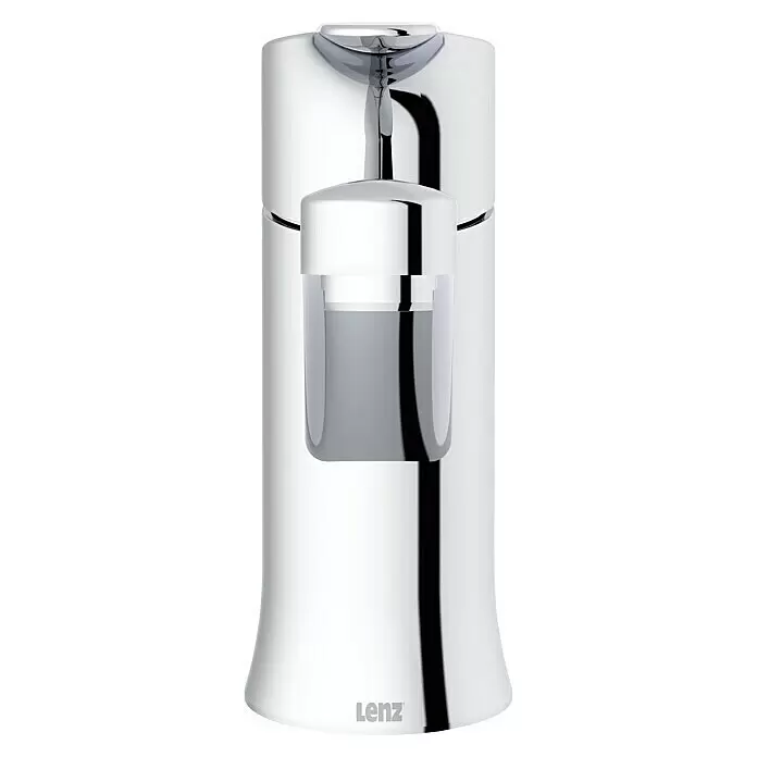 Lenz Spültischarmatur Kira - Chrom, Glänzend - Eleganter, polierter Chrom-Automatik-Wasserhahn.