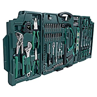 Brüder Mannesmann Maletín de herramientas Green Line (L x An x Al: 9,5 x 45 x 39 cm, 89 pzs.)