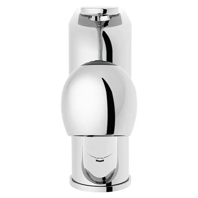 Lenz Spültischarmatur Kela - Niederdruck, Chrom, Glänzend, Mit Handbrause - Moderner, verchromter Badarmatur mit kugelförmigem Design.