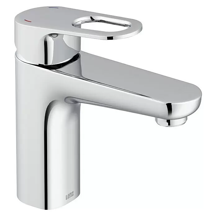 Lenz Waschtischarmatur Nani - Chrom, Glänzend - Moderner verchromter Einhebel-Waschtischmischer.