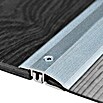 LOGOCLIC Anpassprofil (Silber, 0,9 m x 34 mm, Montageart: Schrauben)