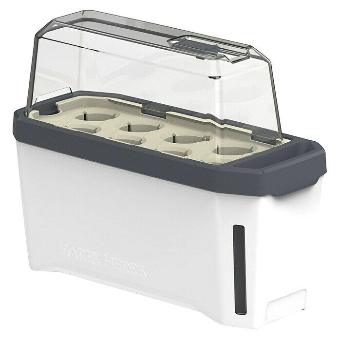 Gusta Garden Kräutertopf Harry Herbs (35,8 x 15 x 25 cm, Kunststoff, Weiß) | BAUHAUS