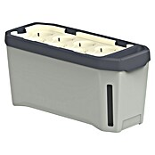 Gusta Garden Kräutertopf Harry Herbs (35,8 x 15 x 25 cm, Kunststoff, Hellgrau) | BAUHAUS