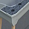 Gusta Garden Hochbeet Sammy Salad (79 x 37,5 x 95 cm, Kunststoff, Hellgrau) | BAUHAUS