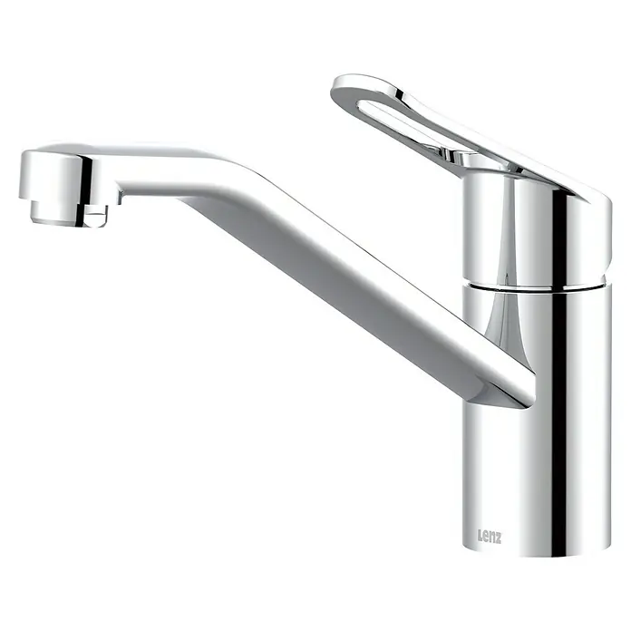 Lenz Spültischarmatur Mila - Chrom, Glänzend, Höhe: 16 cm, Messing - Elegante Chrom-Küchenarmatur der Marke Lenz. Modernes Design mit klaren Linien für jede Küche.