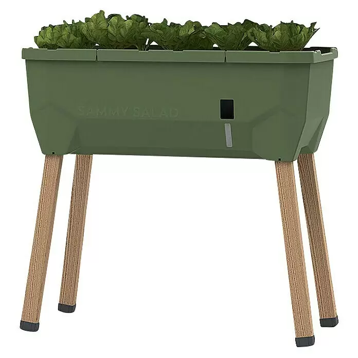 Gusta Garden Hochbeet Sammy Salad79 x 37,5 x 95 cm, Kunststoff, Dunkelgrün