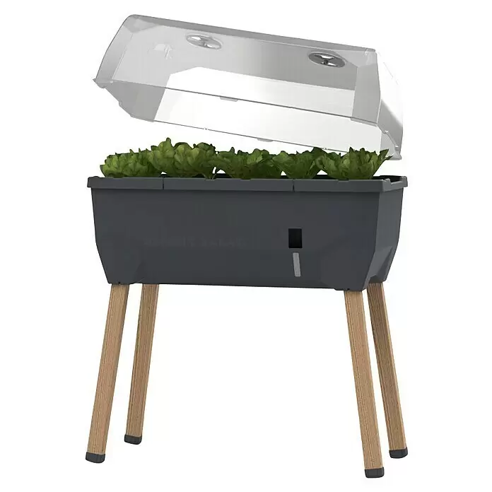 Gusta Garden Hochbeet Sammy Salad79 x 37,5 x 95 cm, Kunststoff, Anthrazit