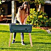Gusta Garden Hochbeet Sammy Salad (79 x 37,5 x 95 cm, Kunststoff, Anthrazit) | BAUHAUS