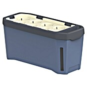 Gusta Garden Kräutertopf Harry Herbs (35,8 x 15 x 25 cm, Kunststoff, Blau) | BAUHAUS