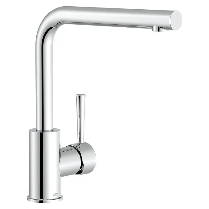 Lenz Spültischarmatur Olina - Chrom, Glänzend, Höhe: 27,7 cm, Messing - Moderner Lenz Küchenarmatur mit schlankem Design und glänzender Chromoberfläche. Perfekt für jede Küche.