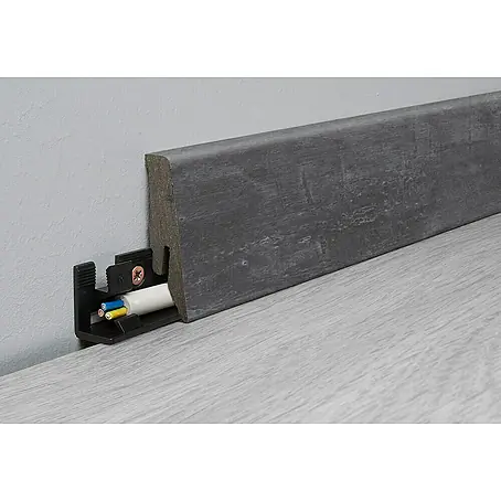 LOGOCLIC  Sockelleiste Element Flex K58 C Dark Tile
