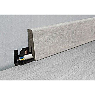 LOGOCLIC Sockelleiste Element Flex K58 C Vibe Tile (260 cm x 18 mm x 58 mm, HDF, Vibe Tile)