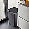 Sunware Standard Mülleimer Delta (50 l, Metallgrau/Schwarz, Kunststoff) | BAUHAUS
