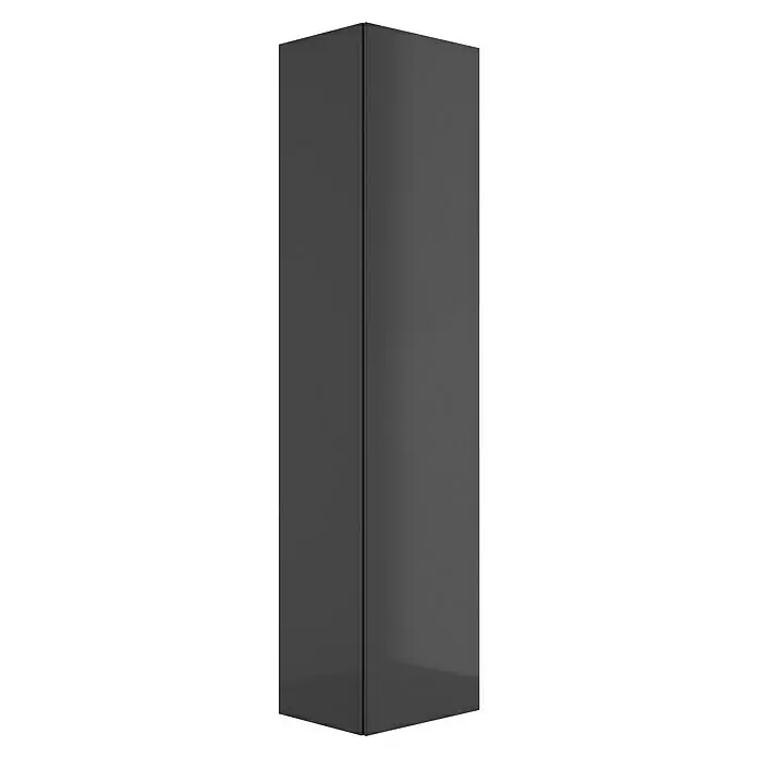 Camargue Espacio Hochschrank40 x 33 x 170 cm, Gama anthrazit glänzend