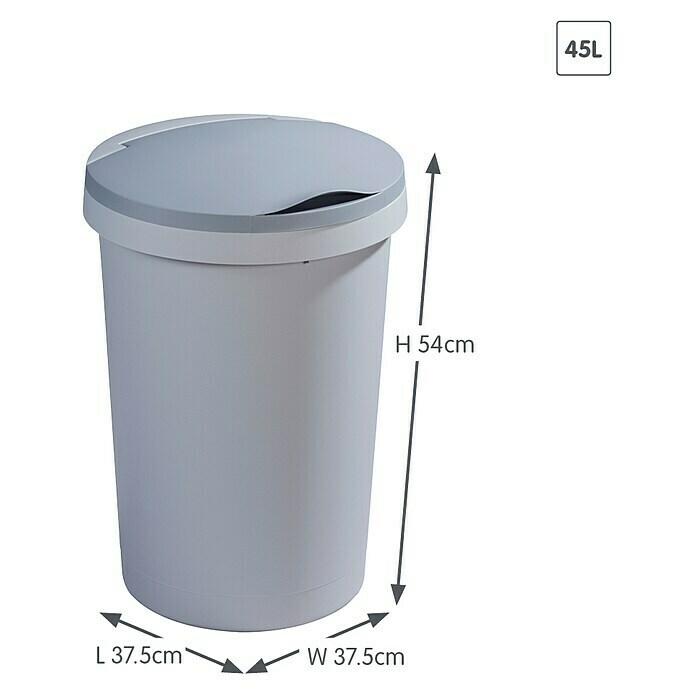 Flextrash Abfalleimer - Groß 9 Liter