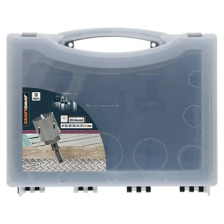 Craftomat  Lochsägen-Set HSS Bi-Metall