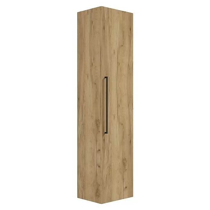 Camargue Espacio Hochschrank40 x 33 x 170 cm, Farbe Griff: Schwarz, Doce