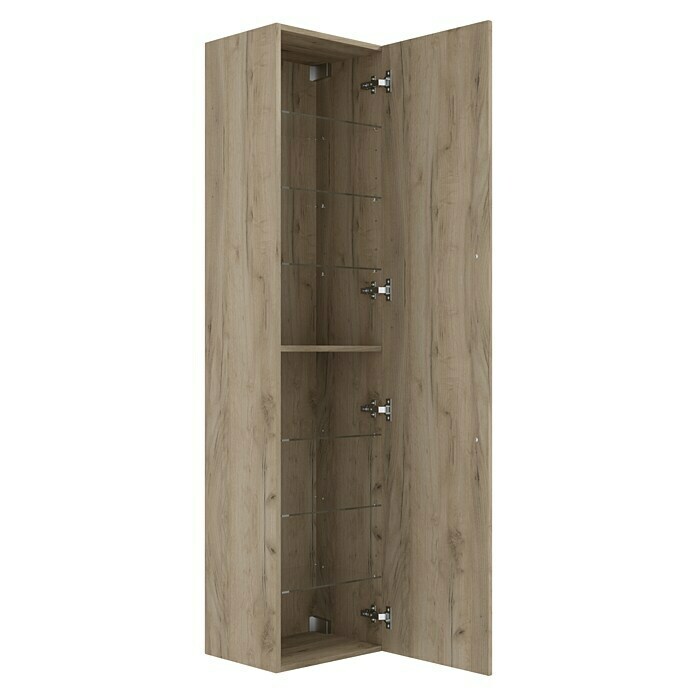 Camargue Espacio Hochschrank (40 x 33 x 170 cm, Faro, Farbe Griff: Chrom) | BAUHAUS