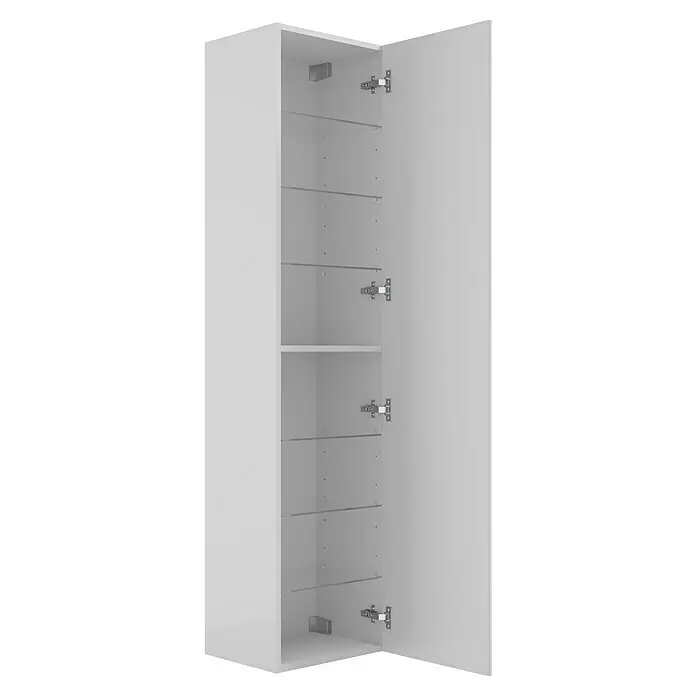 Camargue Espacio Hochschrank40 x 33 x 170 cm, Gama weiß glänzend