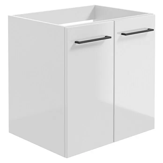 Camargue Espacio Waschtischunterschrank60 x 46 x 60 cm, Farbe Griff: Schwarz, 1 Einlegeboden, Mira