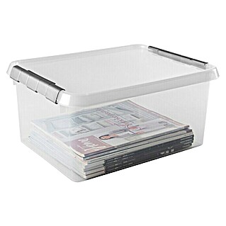 Sunware Aufbewahrungsbox-Set Comfort Line (L x B x H: 40 x 30 x 18 cm, Kunststoff, Transparent, 3 Stk.)