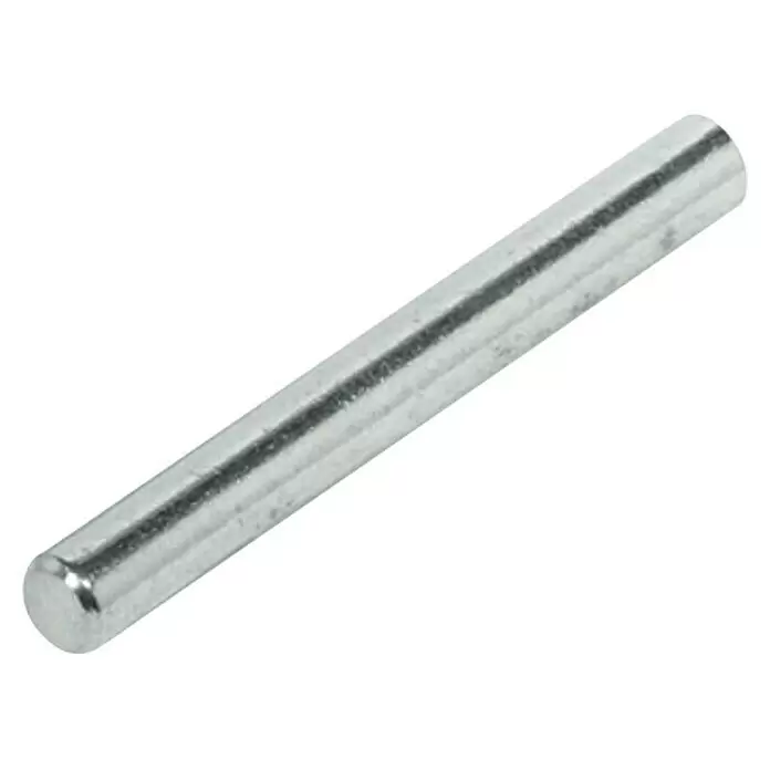 Stabilit Soporte para estantes - Ø x L: 5 x 45 mm, 20 ud., Acero - Perno cilíndrico metálico liso de color plateado.