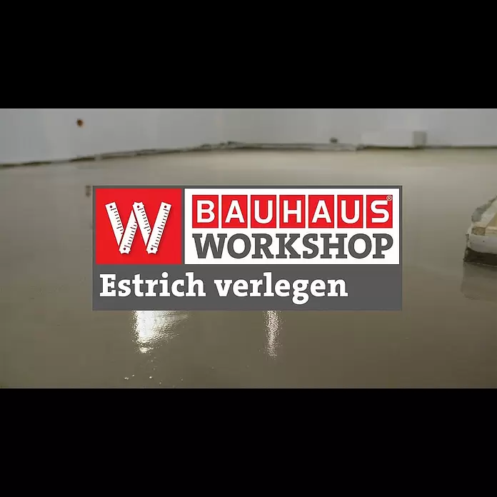 SG Weber Betonestrich - 10 kg - Estrich verlegen [Anleitung] | BAUHAUS Workshop