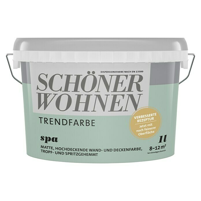Schöner Wohnen Wandfarbe Trendfarbe Limited Collection (Spa, 1 l, Matt)