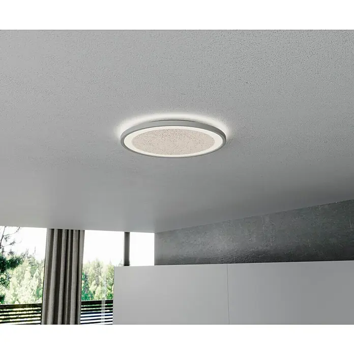 Brilliant LED-Deckenleuchte rund Tanida22 W, Ø x H: 29,5 x 2,5 cm, Weiß, Neutralweiß - Deckenleuchte: Eine moderne, runde Deckenleuchte mit sanftem Licht und stilvollem Design, die jedem Raum eine elegante Note verleiht.