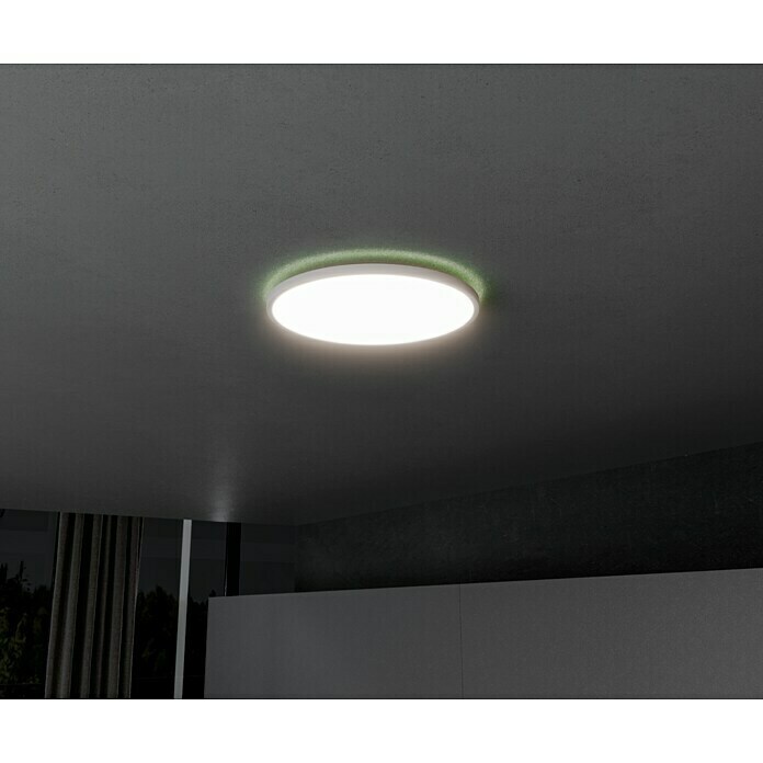 Brilliant LED-Deckenleuchte rund Tanida (20 W, Ø x H: 29,5 x 2,5 cm, Weiß, Kaltweiß) | BAUHAUS