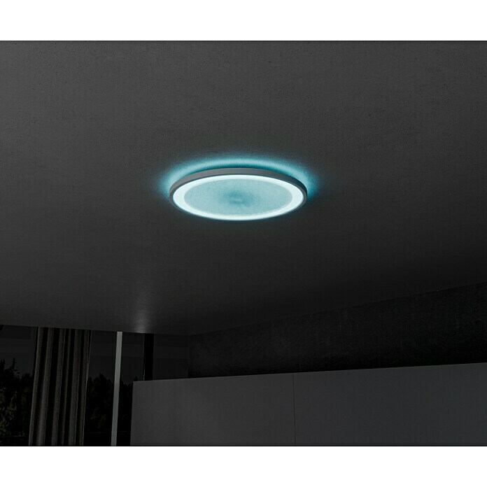 Brilliant LED-Deckenleuchte rund Tanida (22 W, Ø x H: 29,5 x 2,5 cm, Weiß, RGBW) | BAUHAUS