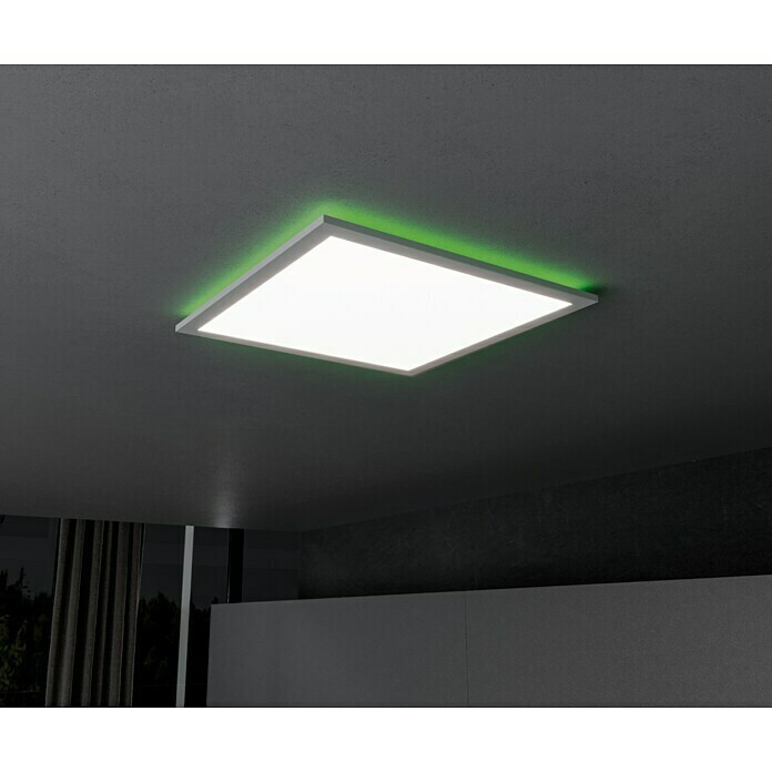 Brilliant LED-Deckenleuchte Tanida eckig (22 W, L x B x H: 42 x 42 x 2,6 cm, Weiß, Kaltweiß) | BAUHAUS