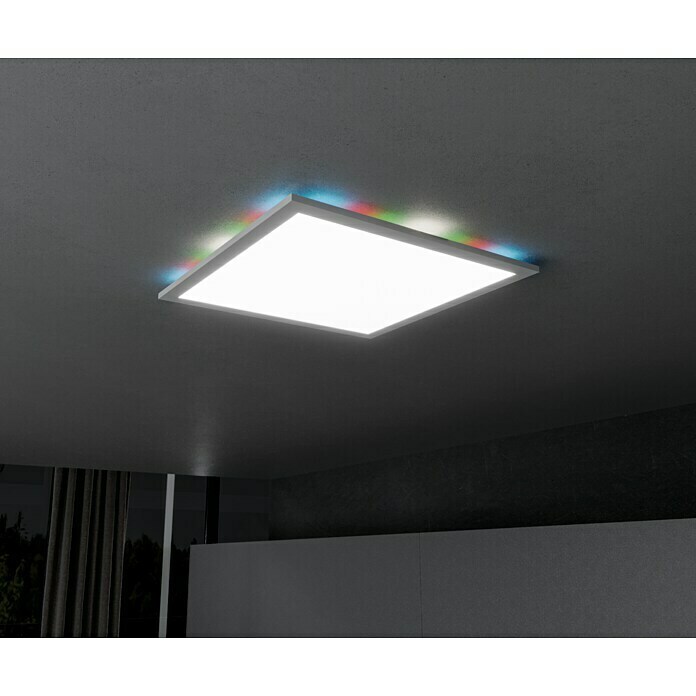 Brilliant LED-Deckenleuchte Tanida eckig (22 W, L x B x H: 42 x 42 x 2,6 cm, Weiß, Kaltweiß) | BAUHAUS