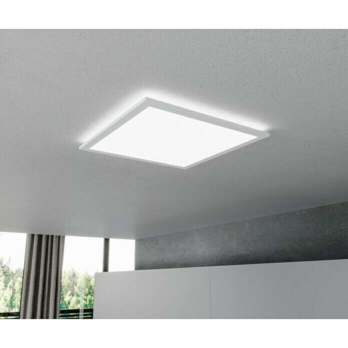 Brilliant LED-Deckenleuchte Tanida 42 42 2,6 cm, L BAUHAUS W, Weiß, (24 x x Mehrfarbig) H: x B x 