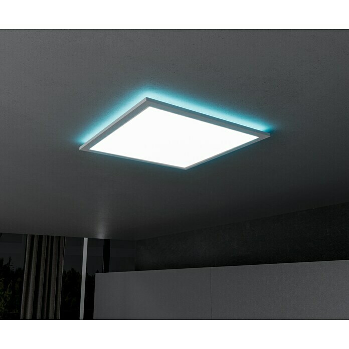 Brilliant LED-Deckenleuchte Tanida eckig (22 W, L x B x H: 42 x 42 x 2,6 cm, Weiß, Kaltweiß) | BAUHAUS