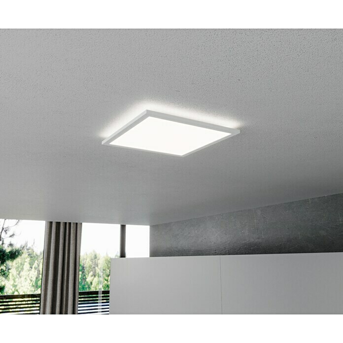 Brilliant LED-Deckenleuchte Tanida (18 W, L x B x H: 29,3 x 29,3 x 2,6 cm, Weiß, Neutralweiß, Eckig) | BAUHAUS