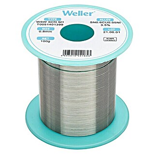 Weller Elektroniklot (Durchmesser: 0,8 mm, Gesamtstückzahl: 1 Stk.)