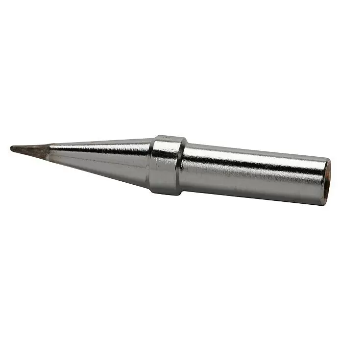 Weller Lötspitze 4ETP-1CD Rundform 0,8 mm - Passend für: Weller Lötkolben WE 1010 - Spitze, silberne Lötspitze für präzise Lötarbeiten.