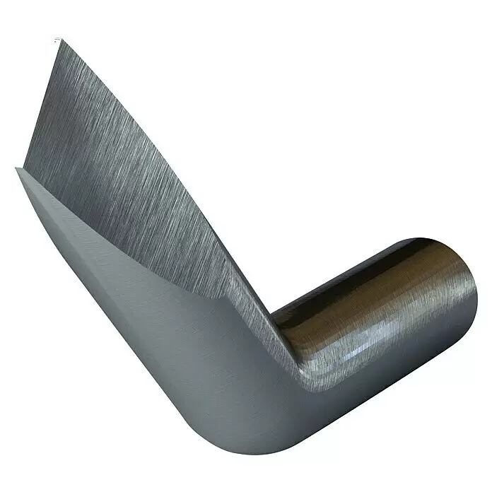 Weller Lötspitze WLTSB10IR80CD - Passend für: Weller-Lötkolben WLIR30, Breite: 10 mm - Gebürstetes Metallwerkzeug mit scharfer, gebogener Klinge und zylindrischem Griff.