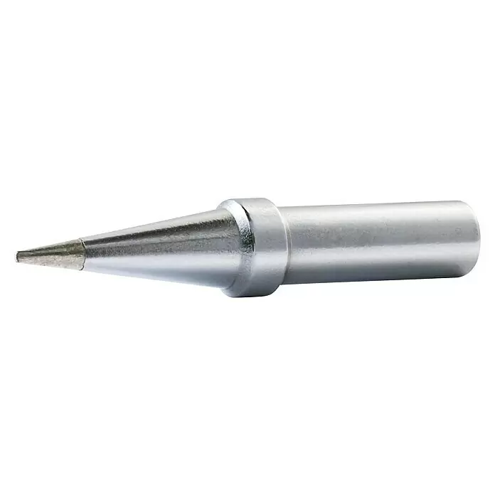 Weller Lötspitze 4ETHL-1CD Meißelform 0,8 mm - Passend für: Weller Lötkolben WE 1010 - Silberfarbene, konische Lötspitze.