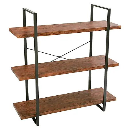 Versa  Estantería de madera de 3 baldas
