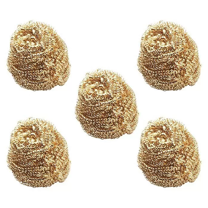 Weller Lötspitzenreiniger WLACCBS-02 - Geeignet für: Lötarbeiten - Fünf goldene Metall-Topfreiniger für effektive Reinigung.