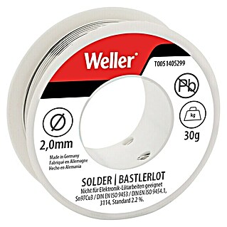 Weller Bastlerlot (30 g, Geeignet für: Lötarbeiten, Durchmesser: 2 mm)