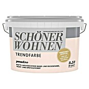 Schöner Wohnen Wandfarbe Trendfarbe (Poudre, 2,5 l, Matt)