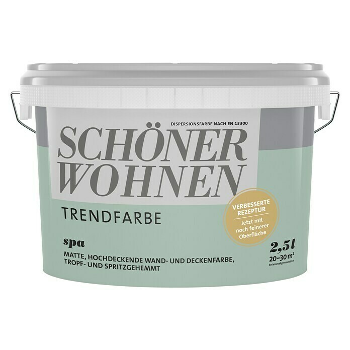 Schöner Wohnen Wandfarbe Trendfarbe Limited Collection (Spa, 2,5 l, Matt)