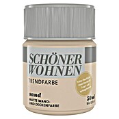 Schöner Wohnen Wandfarbe Trendfarbe Tester (Sand, 50 ml, Matt)