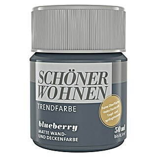 SCHÖNER WOHNEN-Farbe Tester Trendfarbe Tester (Blueberry, 50 ml, Matt)