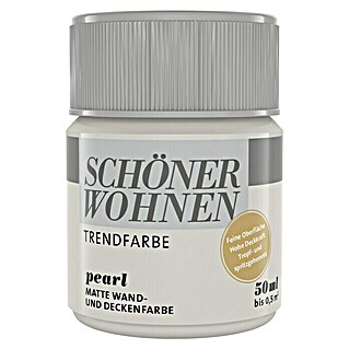 SCHÖNER WOHNEN-Farbe Tester Trendfarbe Tester (Pearl, 50 ml, Matt)